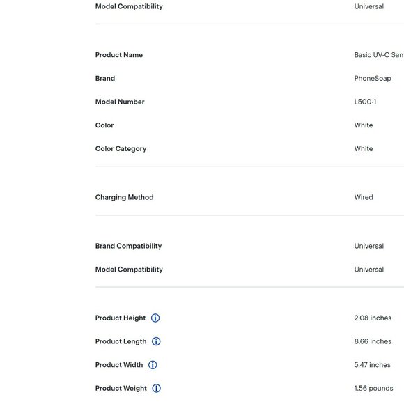 PhoneSoap Cell Phones & Accessories Phonesoap Basic Uvc